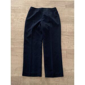 Kasper New Women's Black Side-zip Black Petite Pants Size 10P